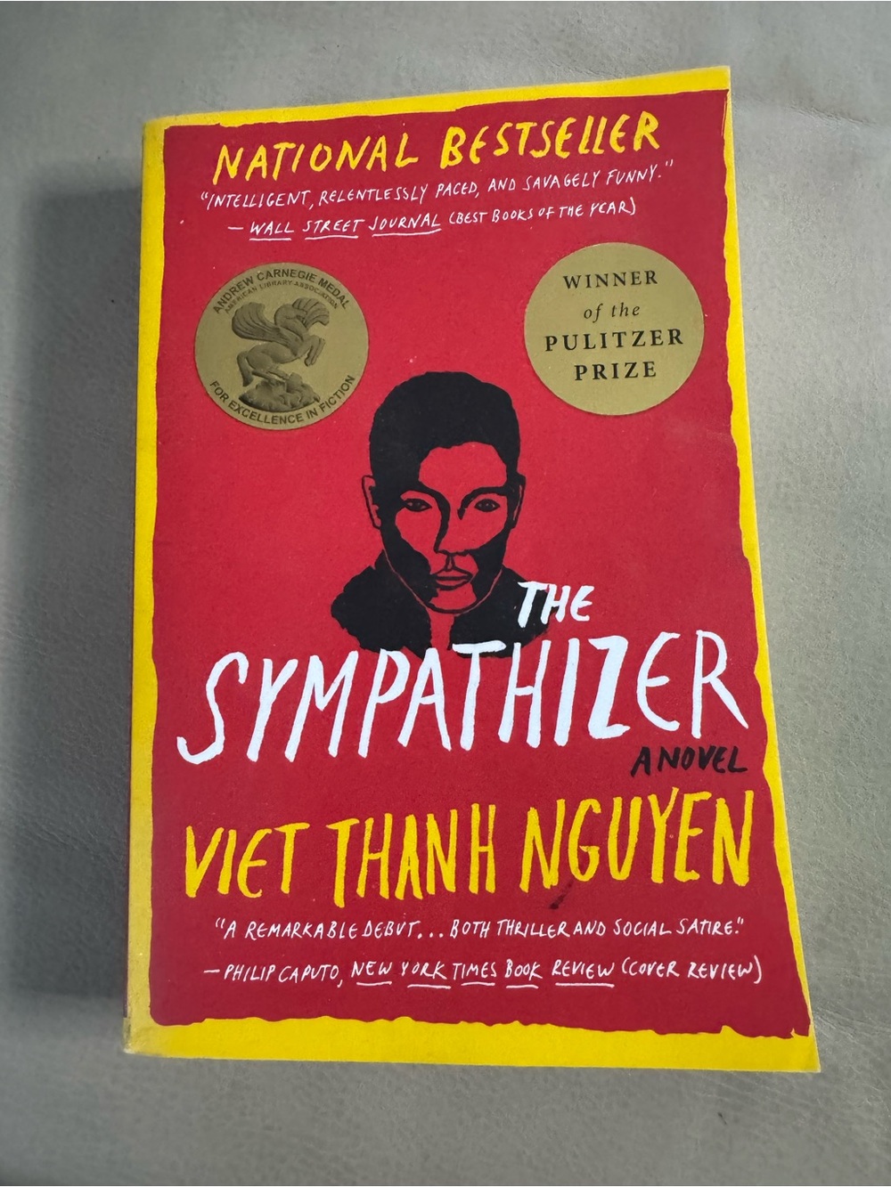 The Sympathizer by Viet Thanh Nguyen - Red Paperback